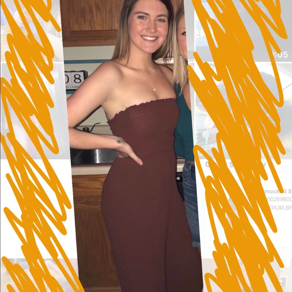 Reddish/brown jumpsuit